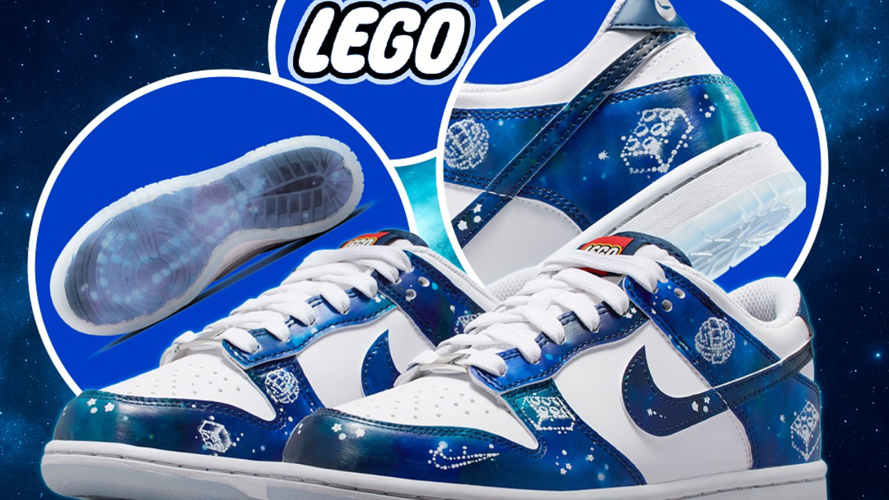 Lego x Nike Dunk Low GS 'Galaxy', Sneaker Kolaborasi Unik Bernuansa Luar Angkasa