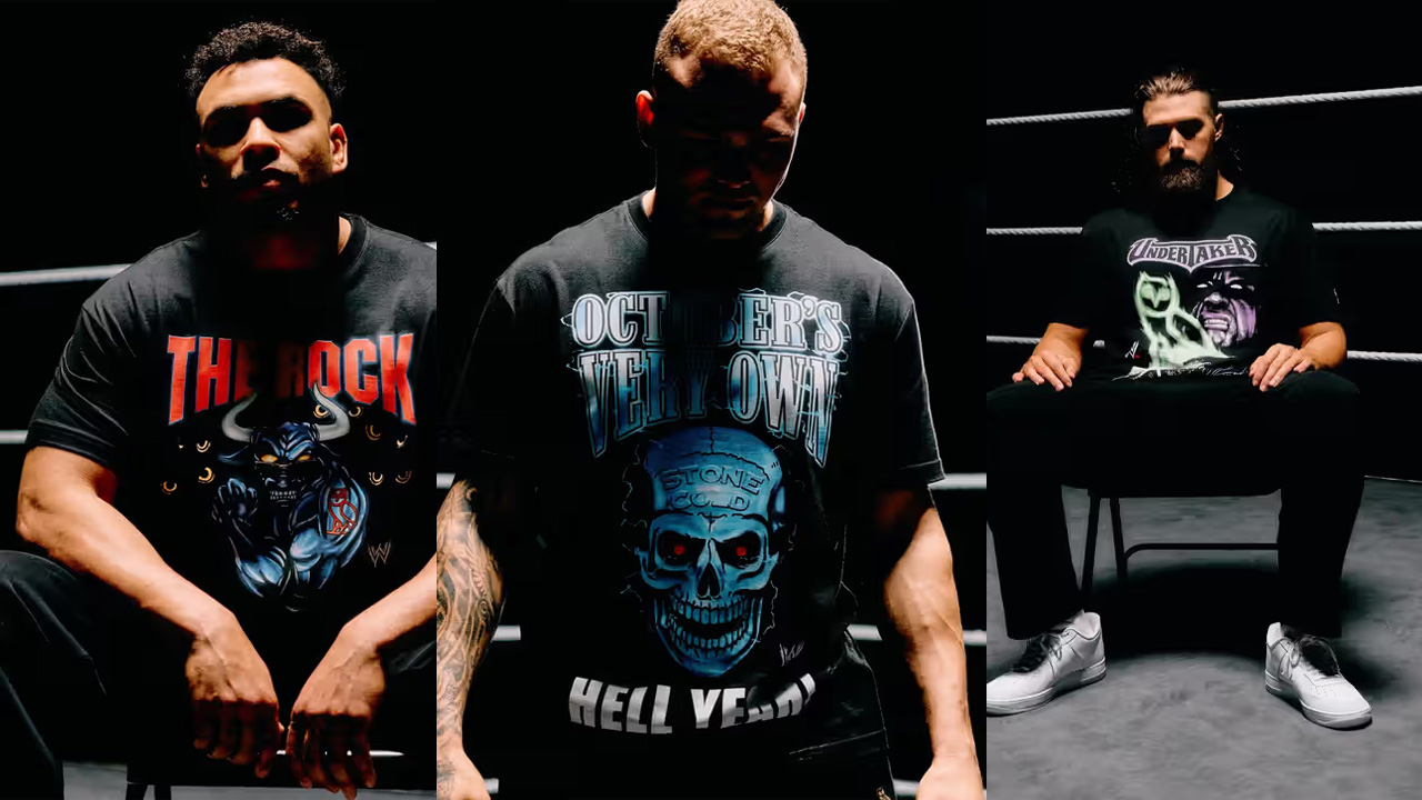 OVO Rilis Koleksi WWE Bernuansa Nostalgia, Angkat Era Emas Gulat Profesional