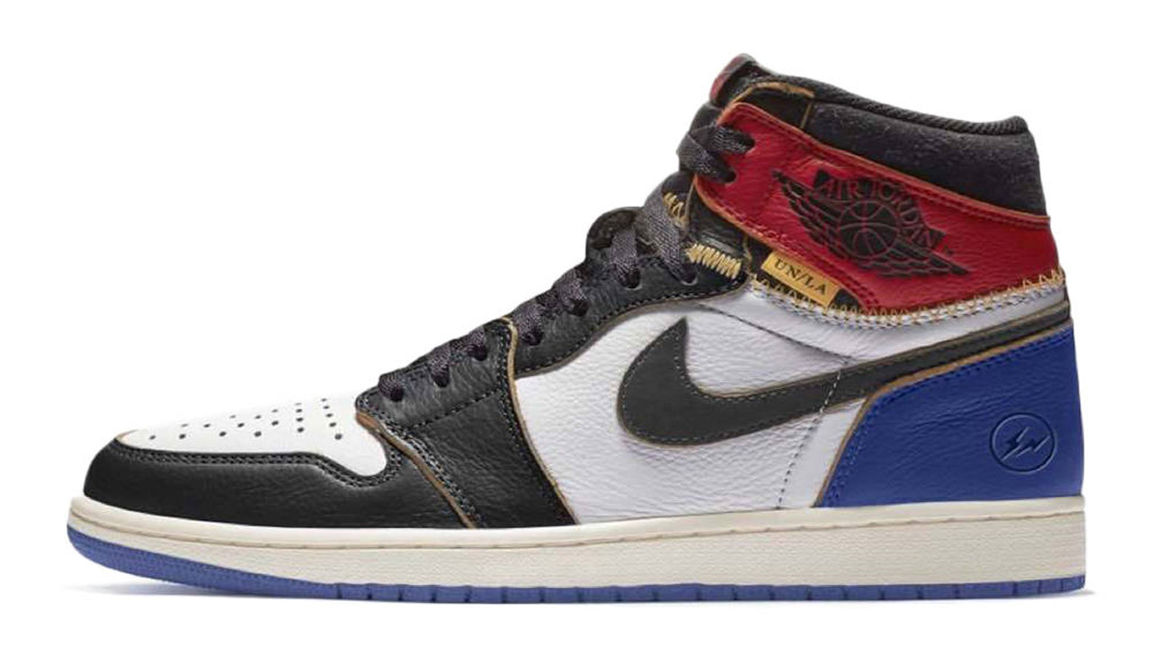Fragment Design x Union LA x Air Jordan 1 High OG "Varsity Red/Sport Royal" Resmi Dirilis