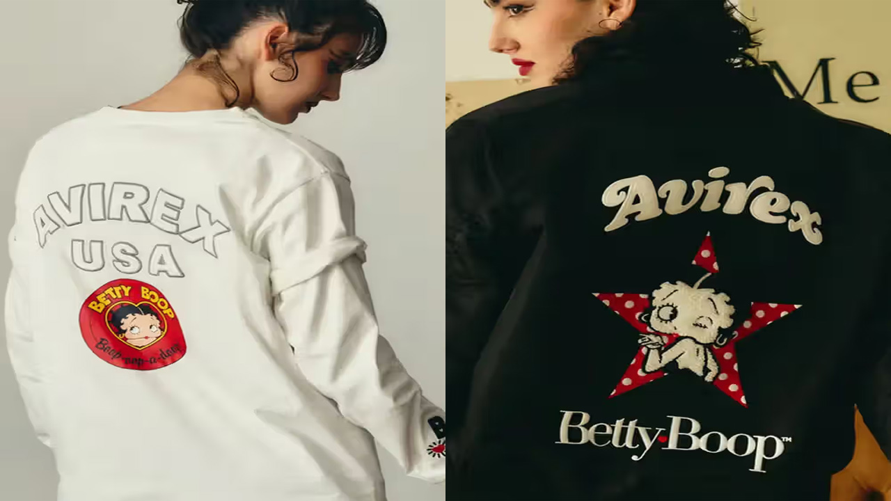 AVIREX Berkolaborasi dengan Betty Boop, Hadirkan Koleksi Bergaya Militer yang Ceria dan Ikonik
