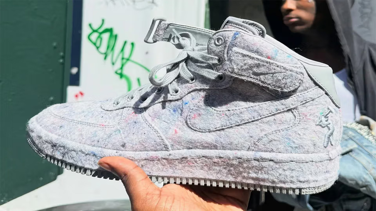 Concrete Boys x Nike Air Force 1 Mid Tampil Berani dengan Balutan Tekstur Bulu Tebal
