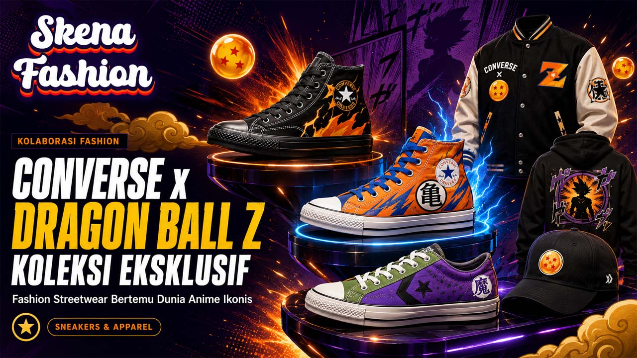 Converse dan Dragon Ball Z Hadirkan Koleksi Eksklusif yang Memadukan Fashion serta Dunia Anime Ikonis