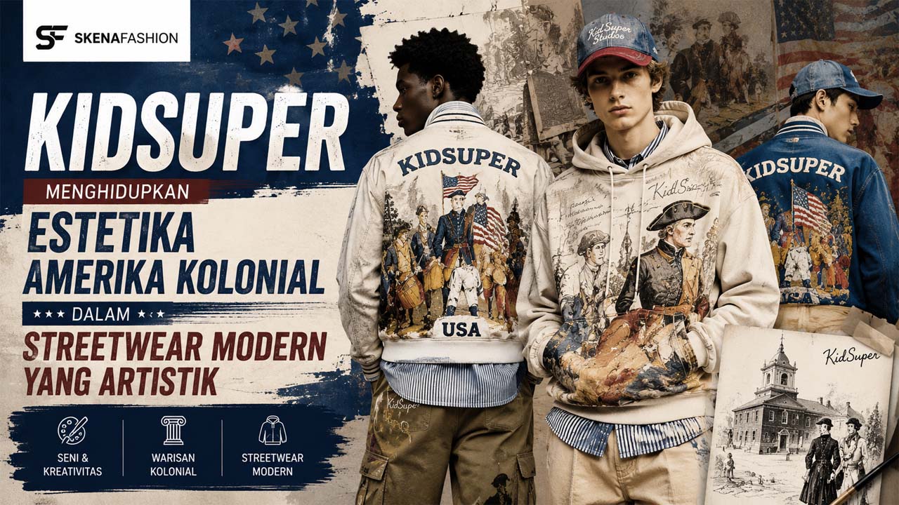 KidSuper Menghidupkan Estetika Amerika Kolonial dalam Streetwear Modern yang Artistik
