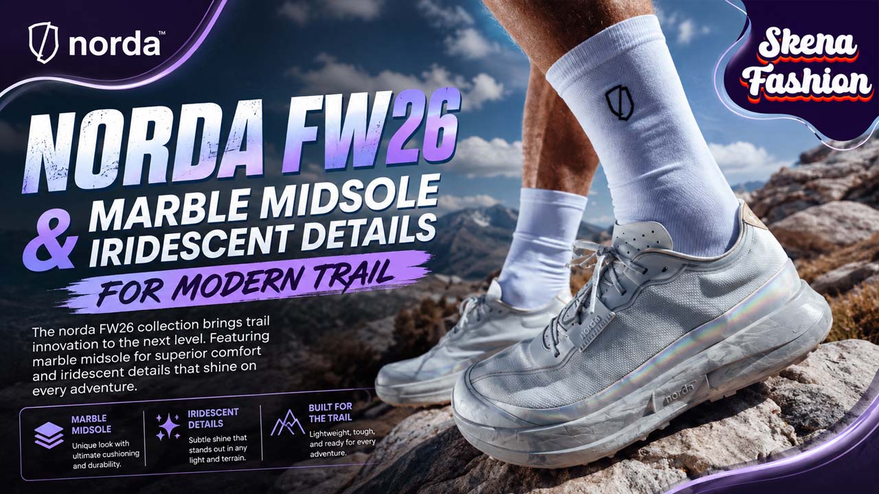 Koleksi norda FW26 Hadirkan Midsole Marmer dan Detail Iridesen untuk Trail Modern