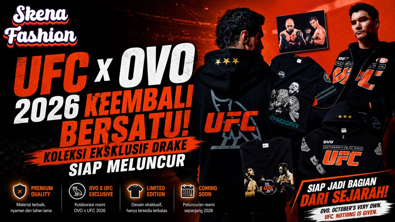 UFC x OVO 2026 Kembali Bersatu, Koleksi Eksklusif Drake Siap Meluncur