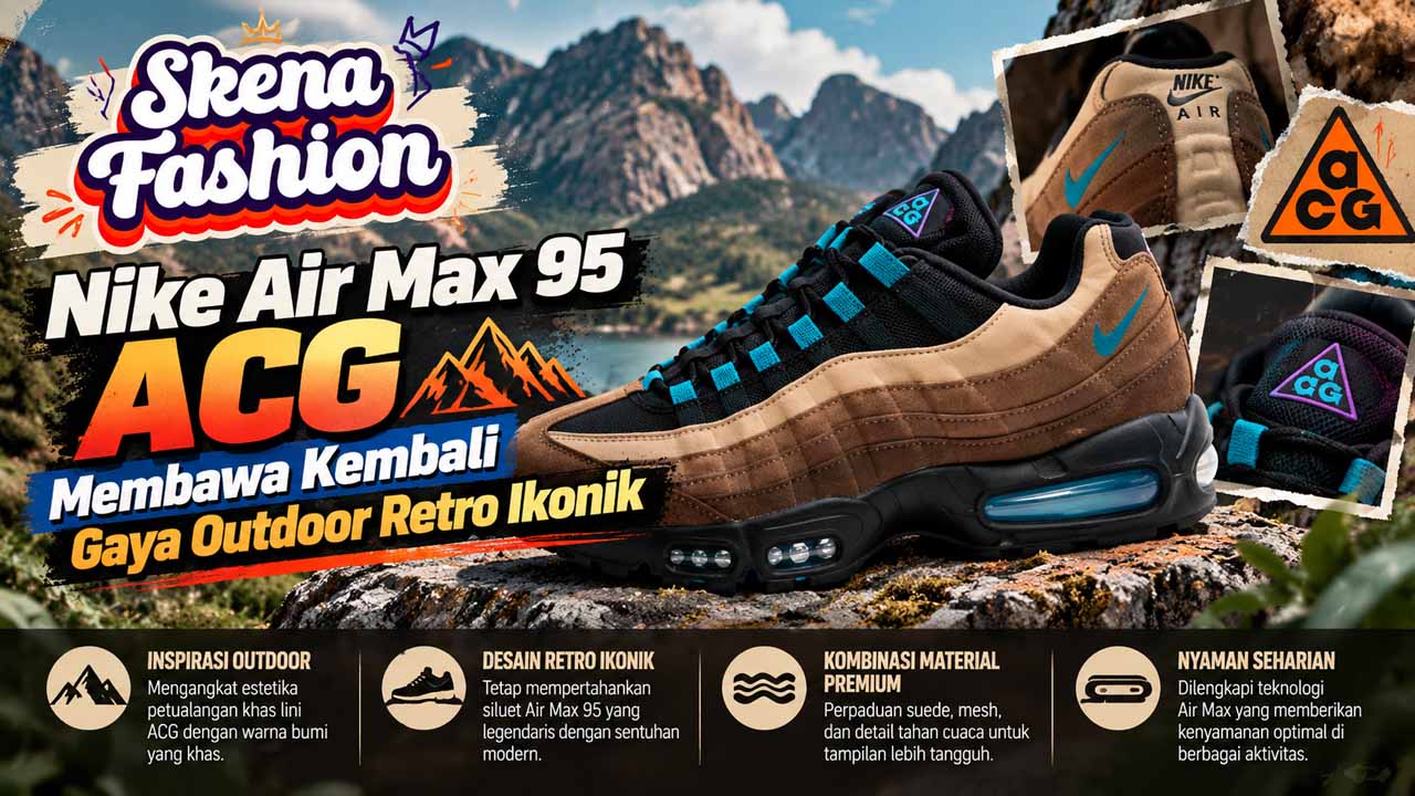 Nike Air Max 95 ACG Membawa Kembali Gaya Outdoor Retro Ikonik