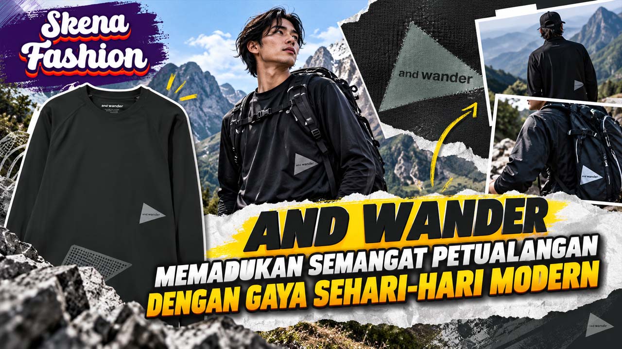 And Wander Memadukan Semangat Petualangan dengan Gaya Sehari-hari Modern