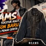 BEAMS Racik Tiga Tekstur Kulit, Blouson Baru Terasa Penuh Cerita
