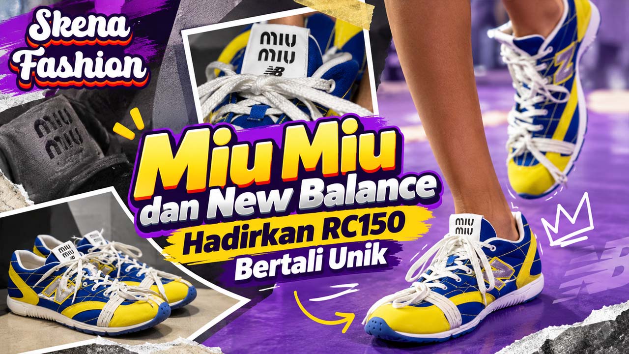 Miu Miu dan New Balance Hadirkan RC150 Bertali Unik