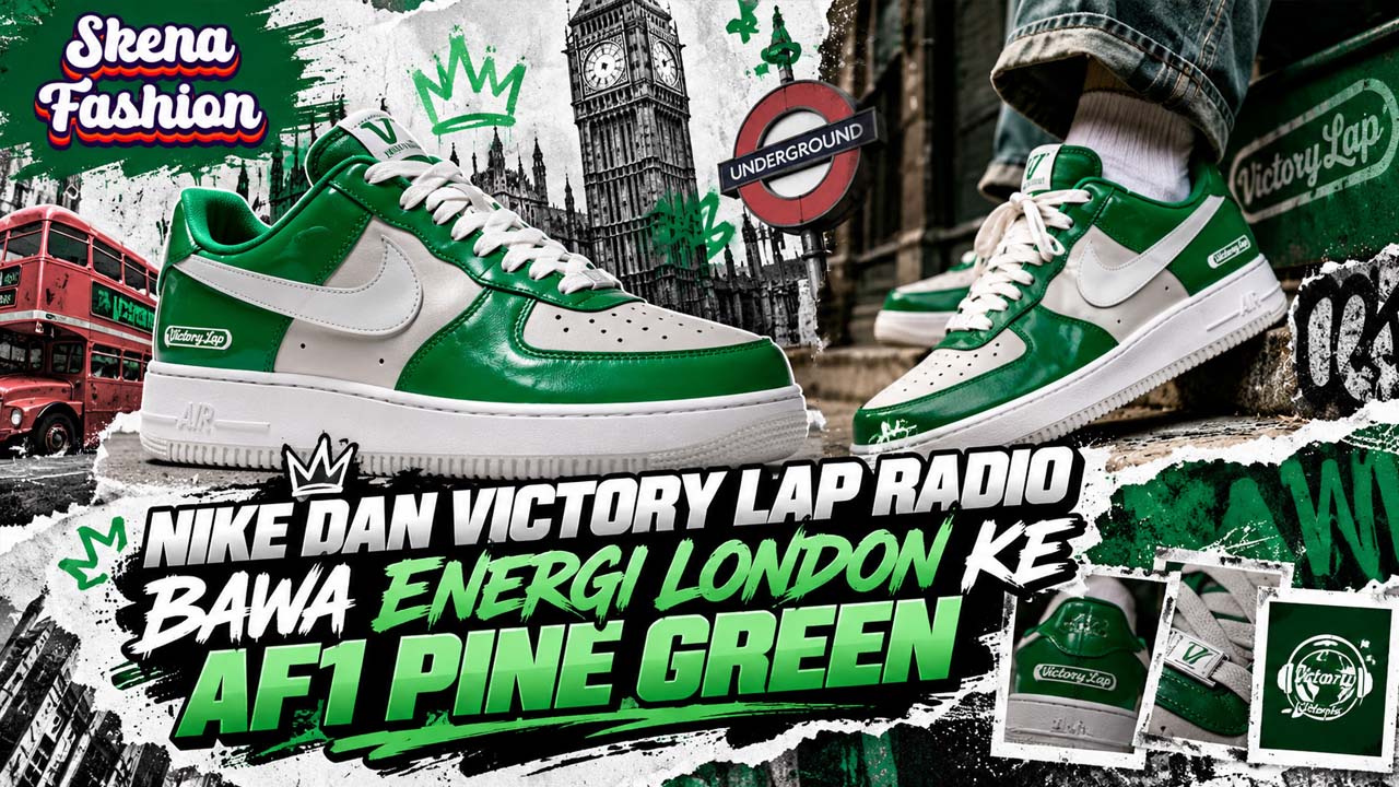 Nike dan Victory Lap Radio Bawa Energi London ke AF1 Pine Green