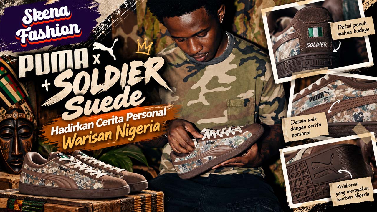 PUMA x SOLDIER Suede Hadirkan Cerita Personal Warisan Nigeria